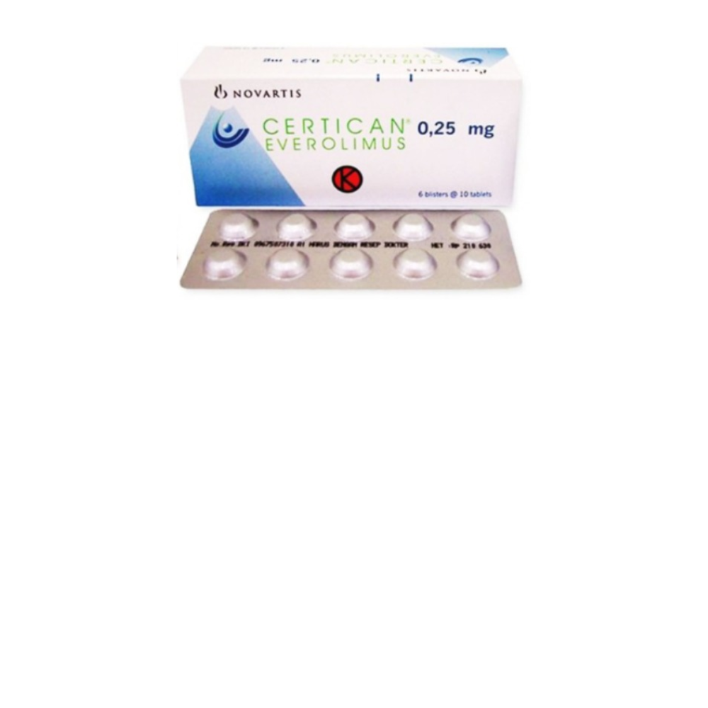 Certican 0.25mg tablet