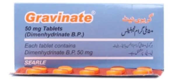 Gravinate 50mg tab 100s