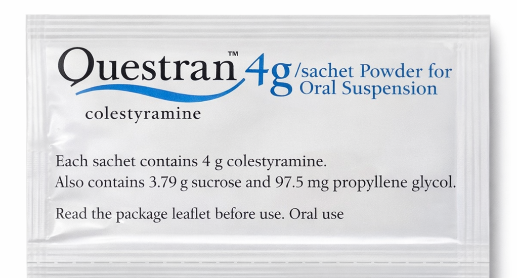 questran 4g/sachet powder
