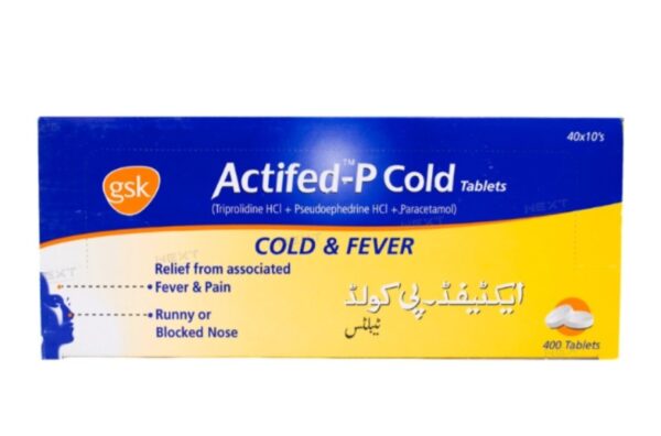 Actifed p cold tablet